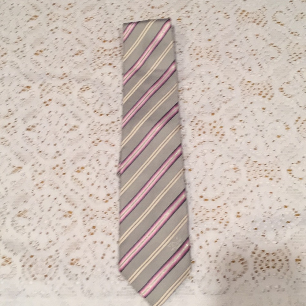 Silk tie from South Korea.